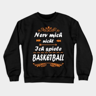 Basketball Mannschaft Team Geschenk Mädchen Frauen Crewneck Sweatshirt
